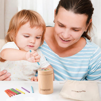 LittleBunnies™ Montessori Colour Matching Stick Board