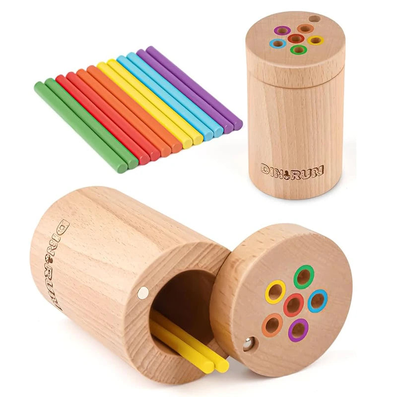 LittleBunnies™ Montessori Colour Matching Stick Board