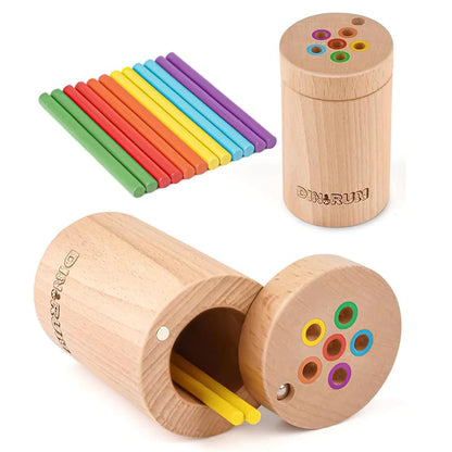 LittleBunnies™ Montessori Colour Matching Stick Board