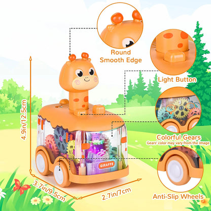 LittleBunnies™ Zoom & Glow Gear Car: