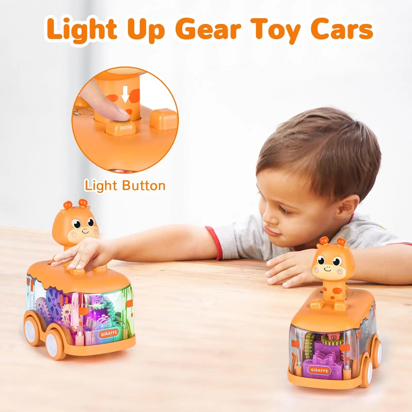 LittleBunnies™ Zoom & Glow Gear Car: